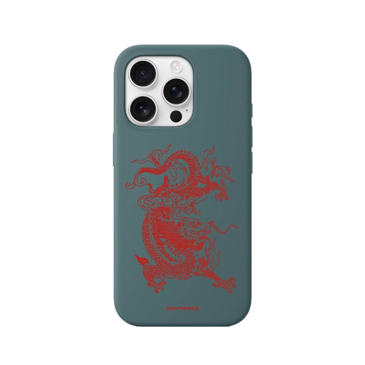 iPhone 16 Pro Dragon Premium Telefon Kılıfı Kaktüs Yeşili - SUMTHINCS