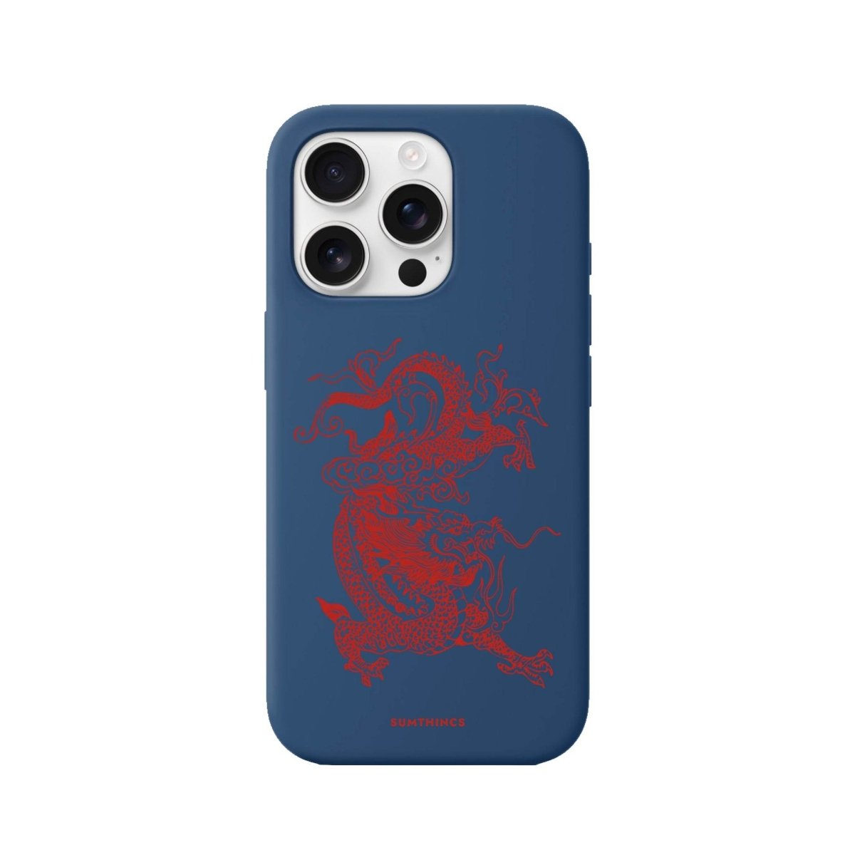 iPhone 16 Pro Dragon Premium Telefon Kılıfı Pasifik Mavi - SUMTHINCS