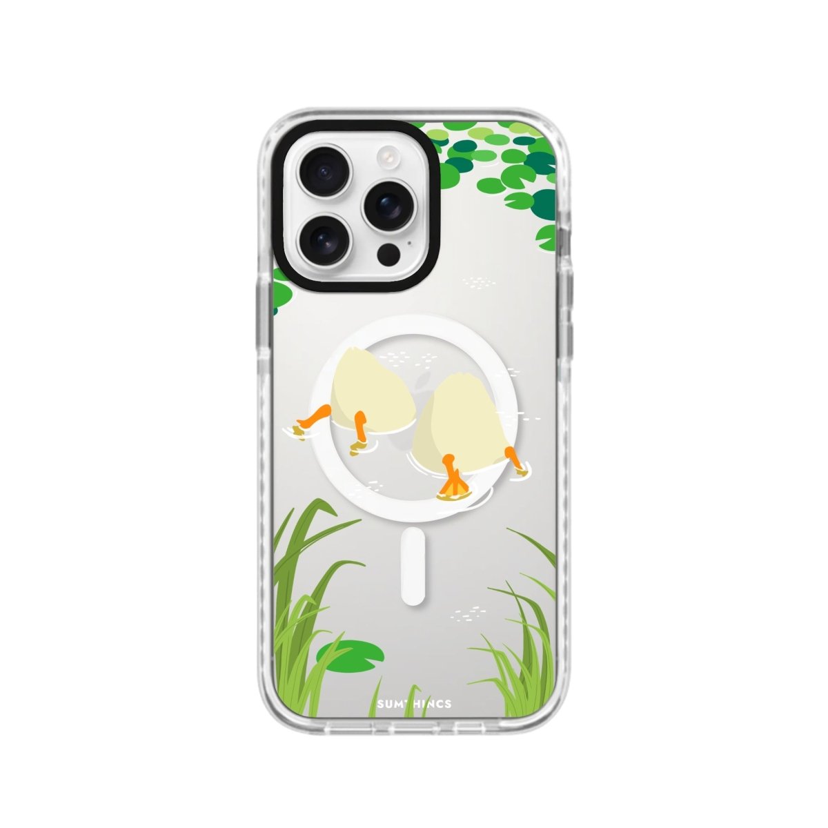 iPhone 16 Pro Ducks Magsafe Procase Şeffaf Telefon Kılıfı - SUMTHINCS