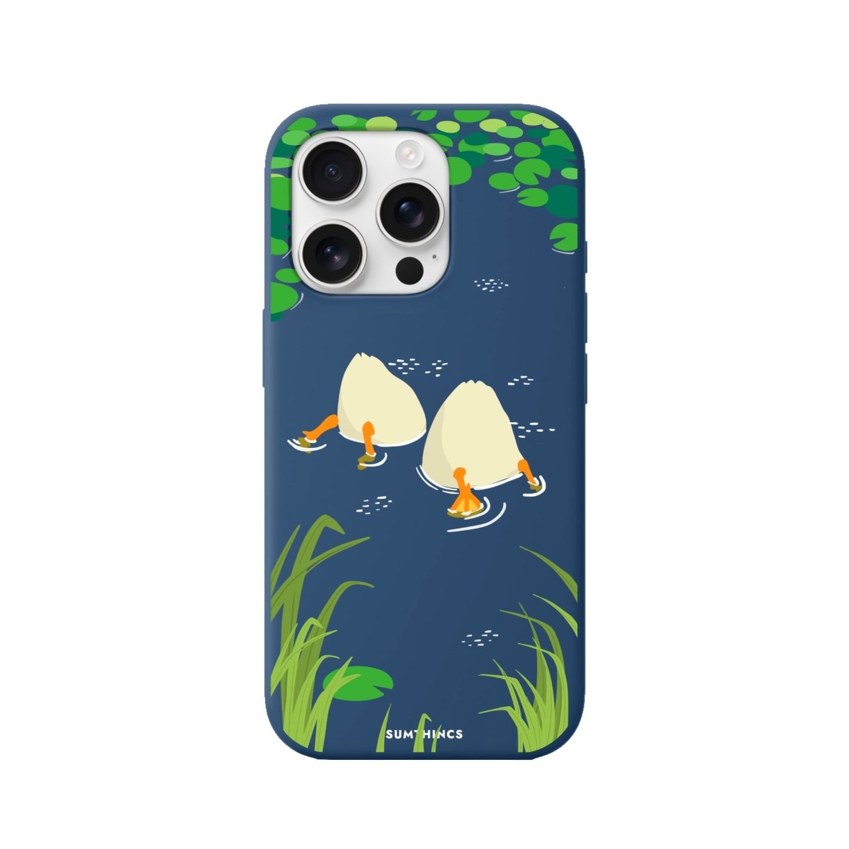 iPhone 16 Pro Ducks Premium Telefon Kılıfı Pasifik Mavi - SUMTHINCS