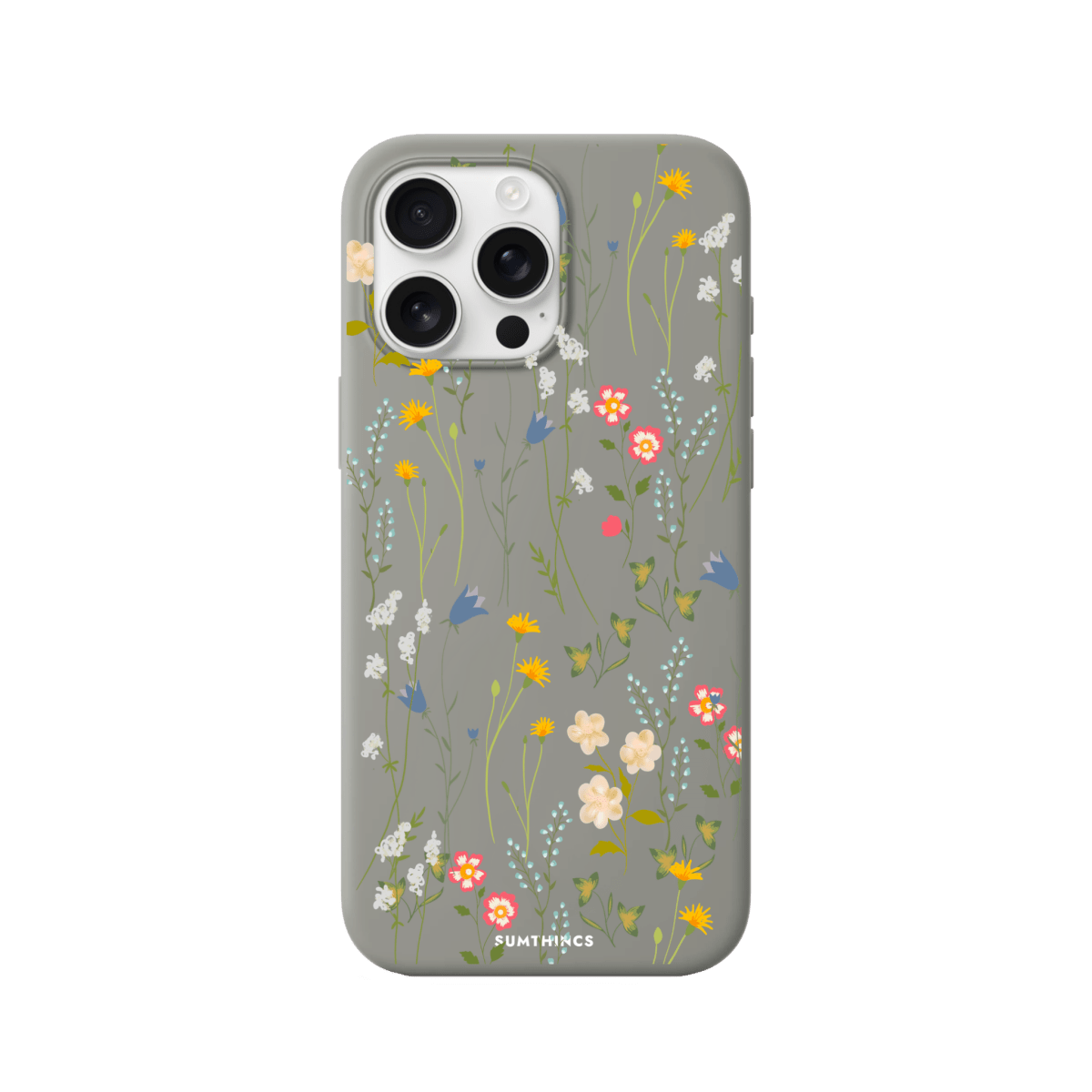 iPhone 16 Pro Eternal Garden Premium Telefon Kılıfı Gri - SUMTHINCS