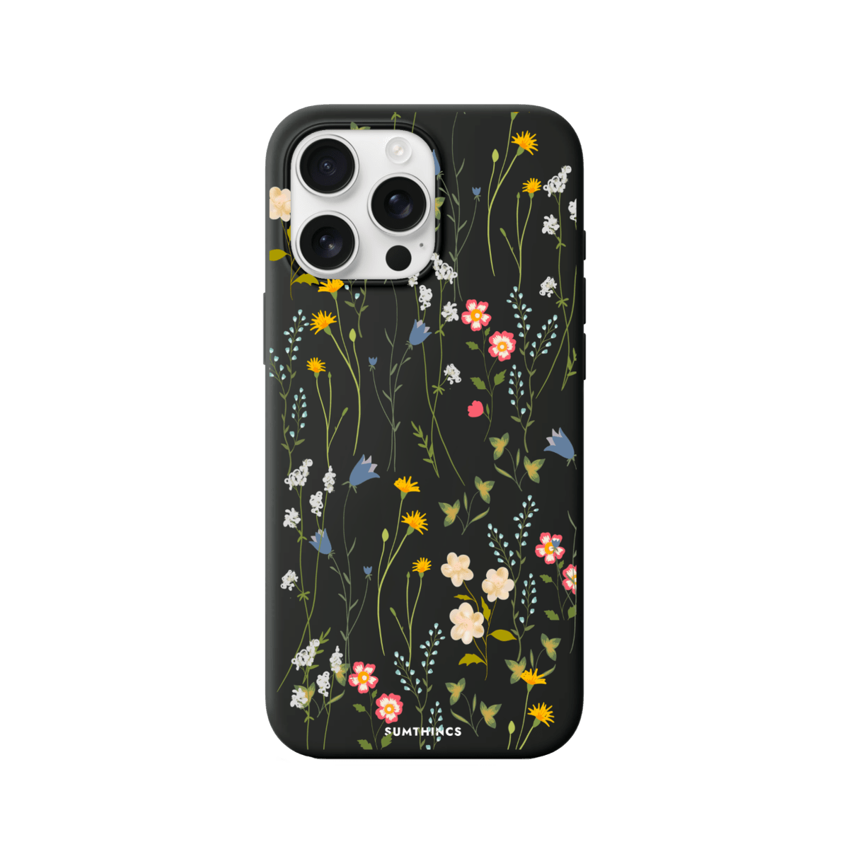 iPhone 16 Pro Eternal Garden Premium Telefon Kılıfı Siyah - SUMTHINCS