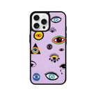 iPhone 16 Pro Eye Stickers Leather Vegan Deri Telefon Kılıfı - SUMTHINCS