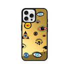 iPhone 16 Pro Eye Stickers Mirror Aynalı Telefon Kılıfı - SUMTHINCS