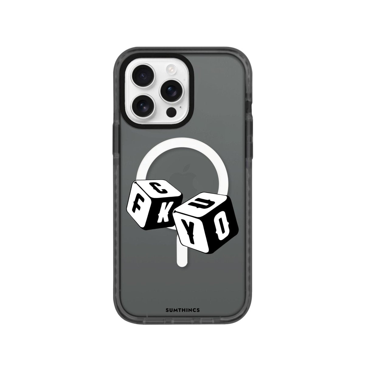 iPhone 16 Pro Fck You Magsafe Procase Şeffaf Telefon Kılıfı - SUMTHINCS