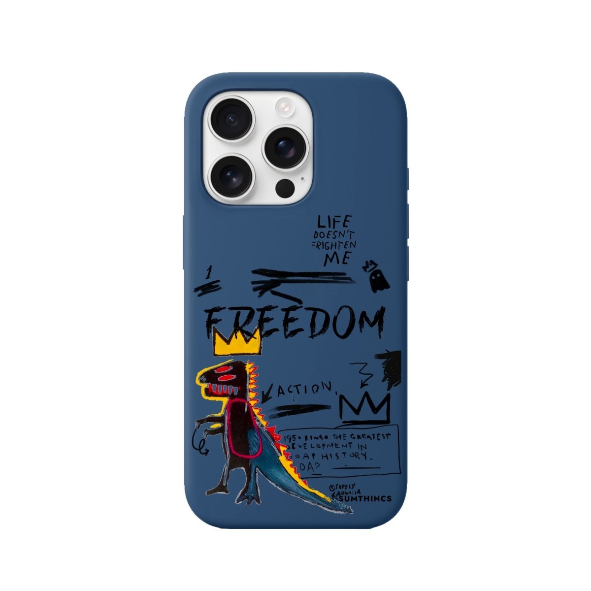 iPhone 16 Pro Freedom Premium Telefon Kılıfı Pasifik Mavi - SUMTHINCS