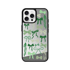 iPhone 16 Pro Green Garland Mirror Aynalı Telefon Kılıfı - SUMTHINCS