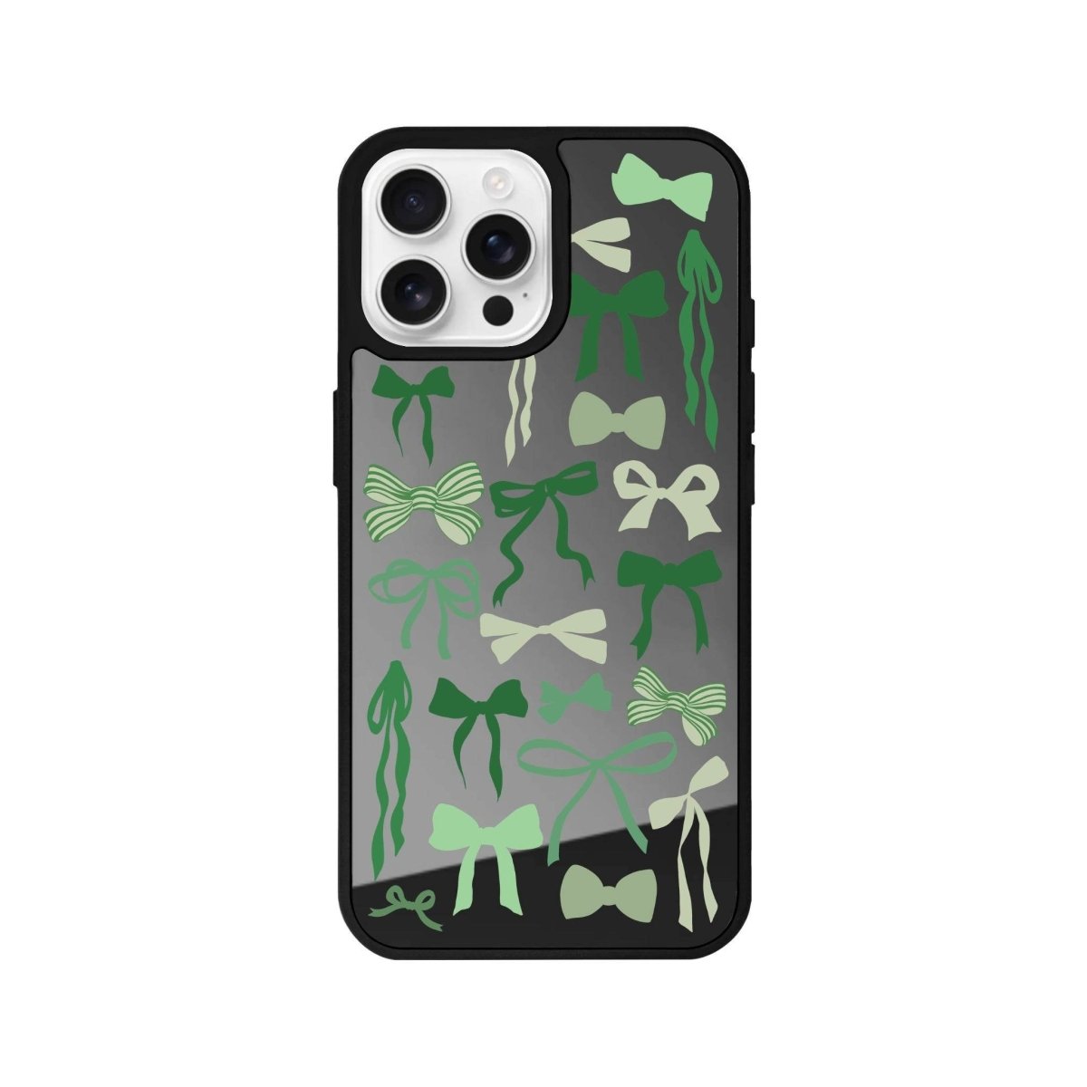 iPhone 16 Pro Green Garland Mirror Aynalı Telefon Kılıfı - SUMTHINCS