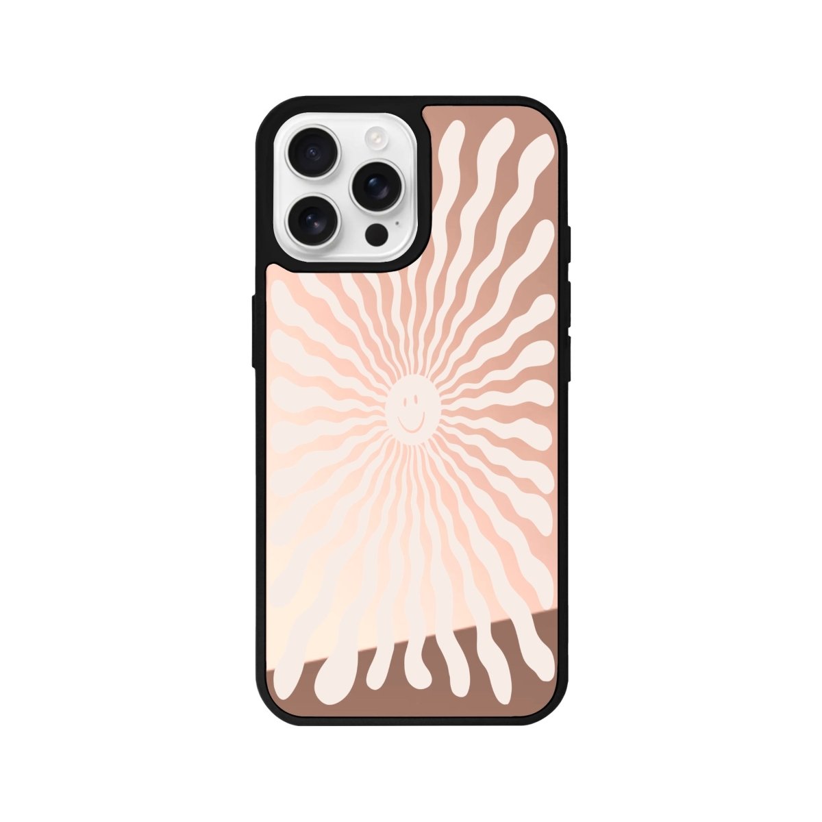 iPhone 16 Pro Happy Little Sun Mirror Aynalı Telefon Kılıfı - SUMTHINCS