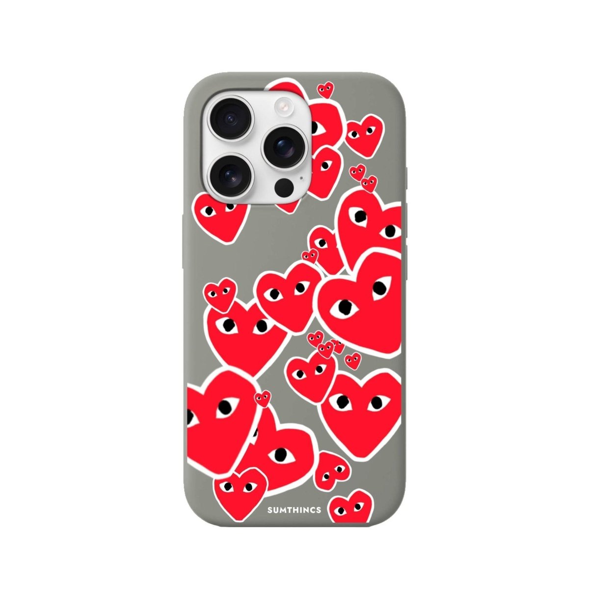 iPhone 16 Pro Hearts Premium Telefon Kılıfı - SUMTHINCS