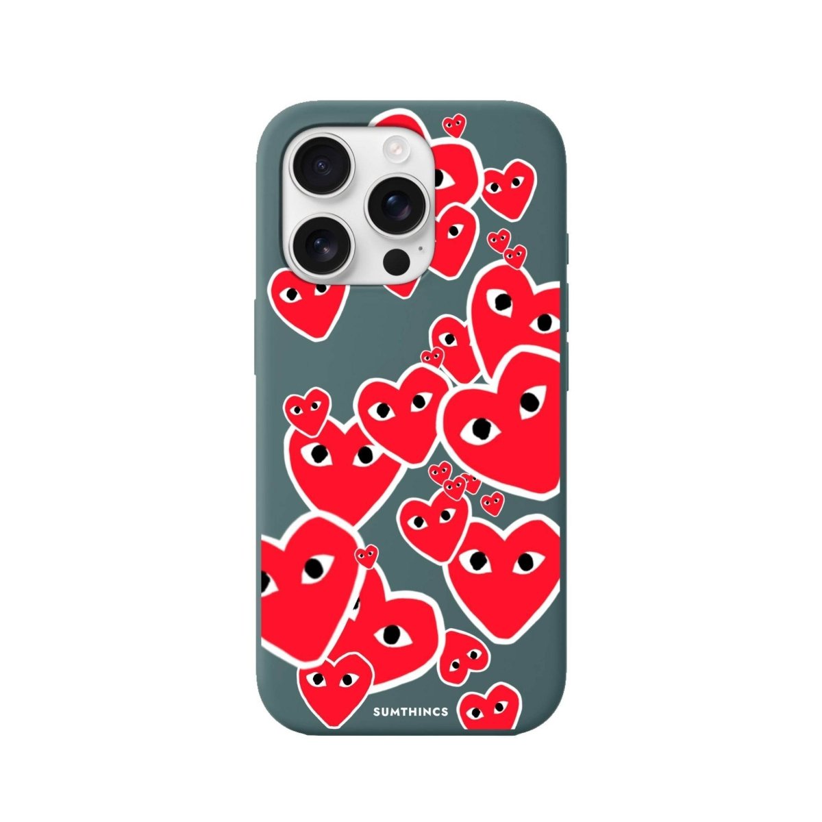 iPhone 16 Pro Hearts Premium Telefon Kılıfı - SUMTHINCS
