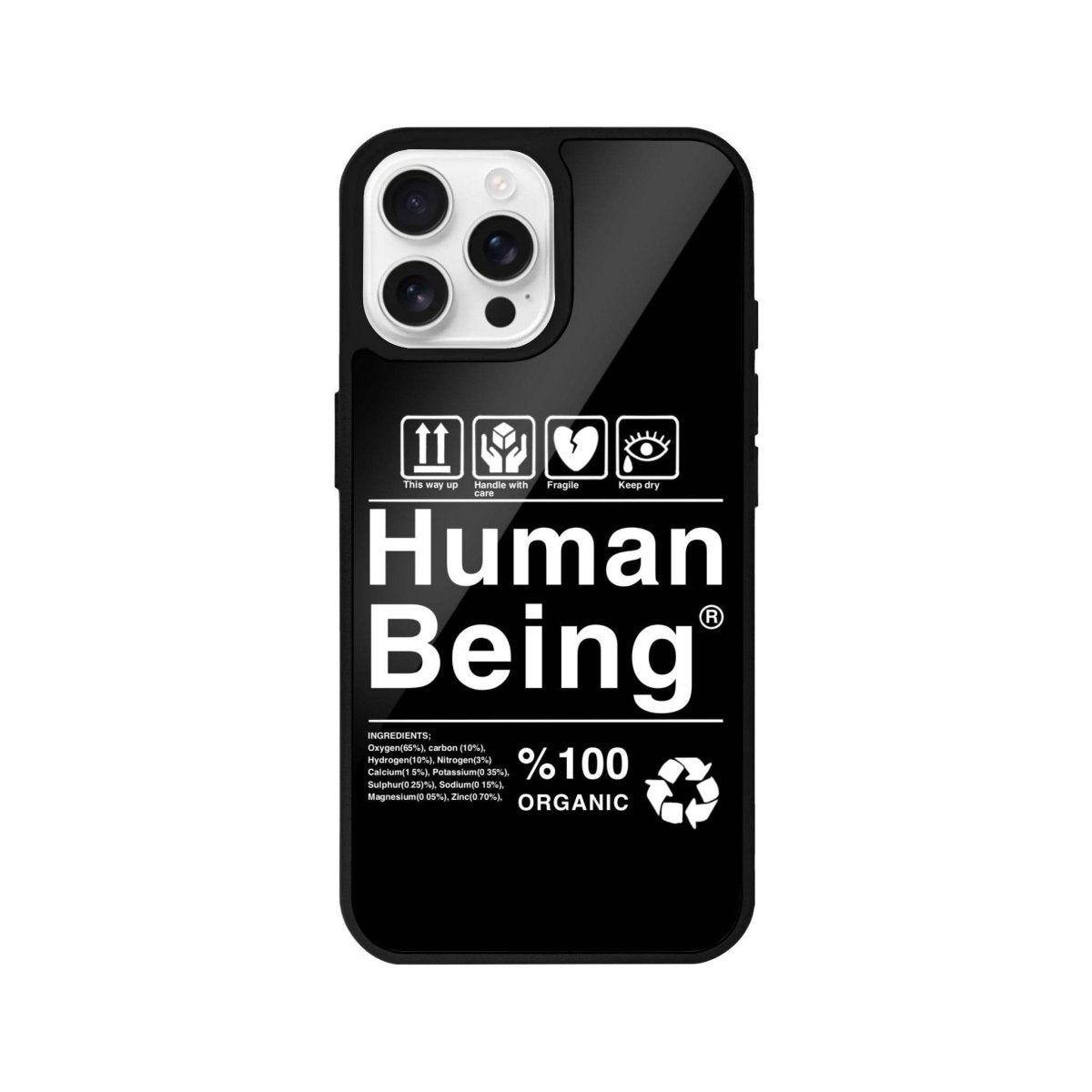 iPhone 16 Pro Human Being Glossy Cam Telefon Kılıfı - SUMTHINCS