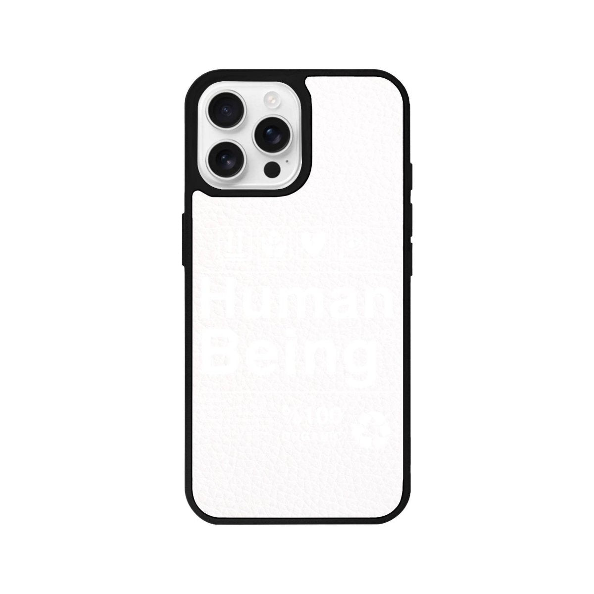 iPhone 16 Pro Human Being Leather Vegan Deri Telefon Kılıfı - SUMTHINCS
