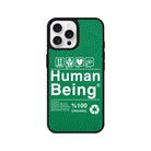 iPhone 16 Pro Human Being Leather Vegan Deri Telefon Kılıfı - SUMTHINCS