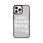iPhone 16 Pro Human Being Leather Vegan Deri Telefon Kılıfı - SUMTHINCS