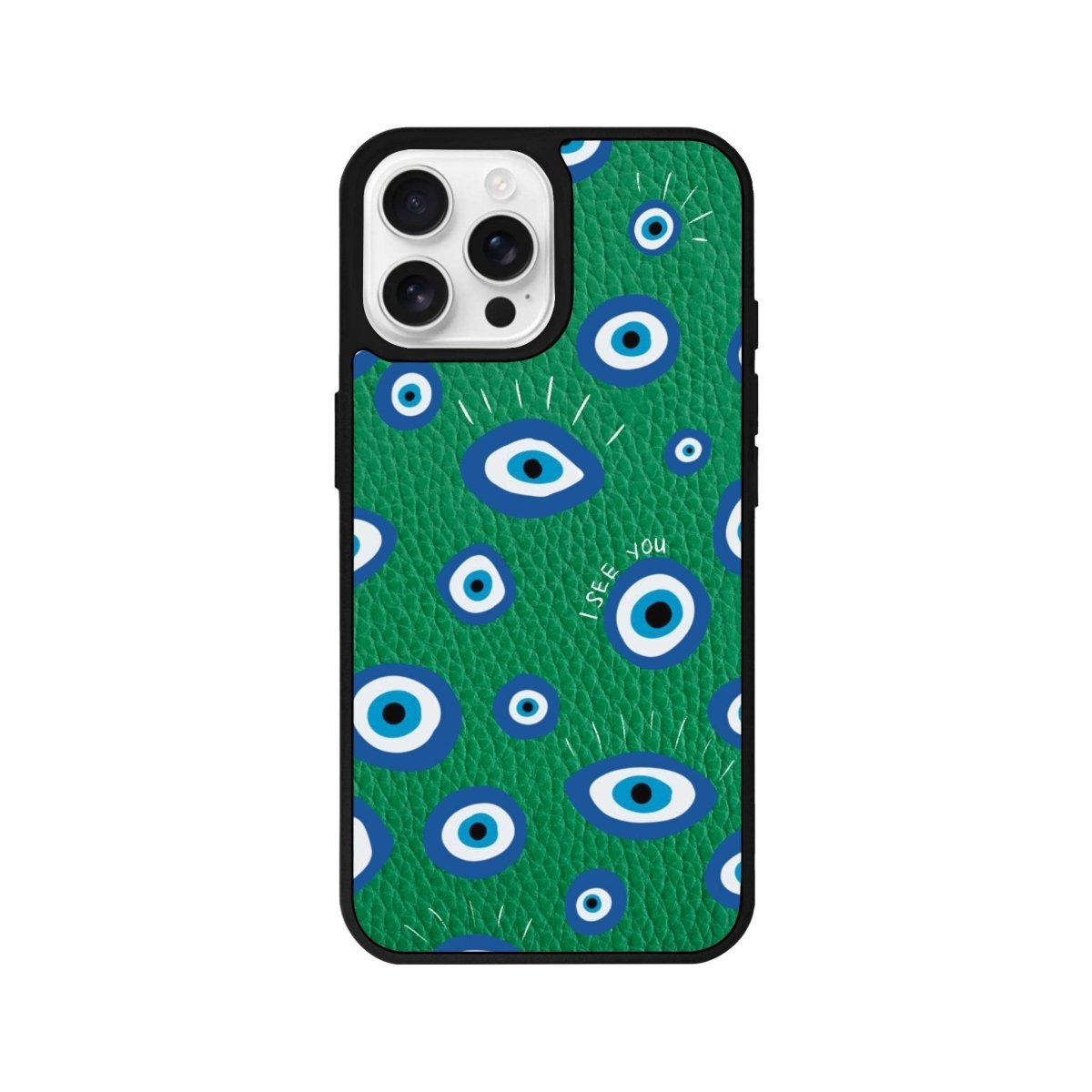 iPhone 16 Pro I See You Leather Vegan Deri Telefon Kılıfı - SUMTHINCS