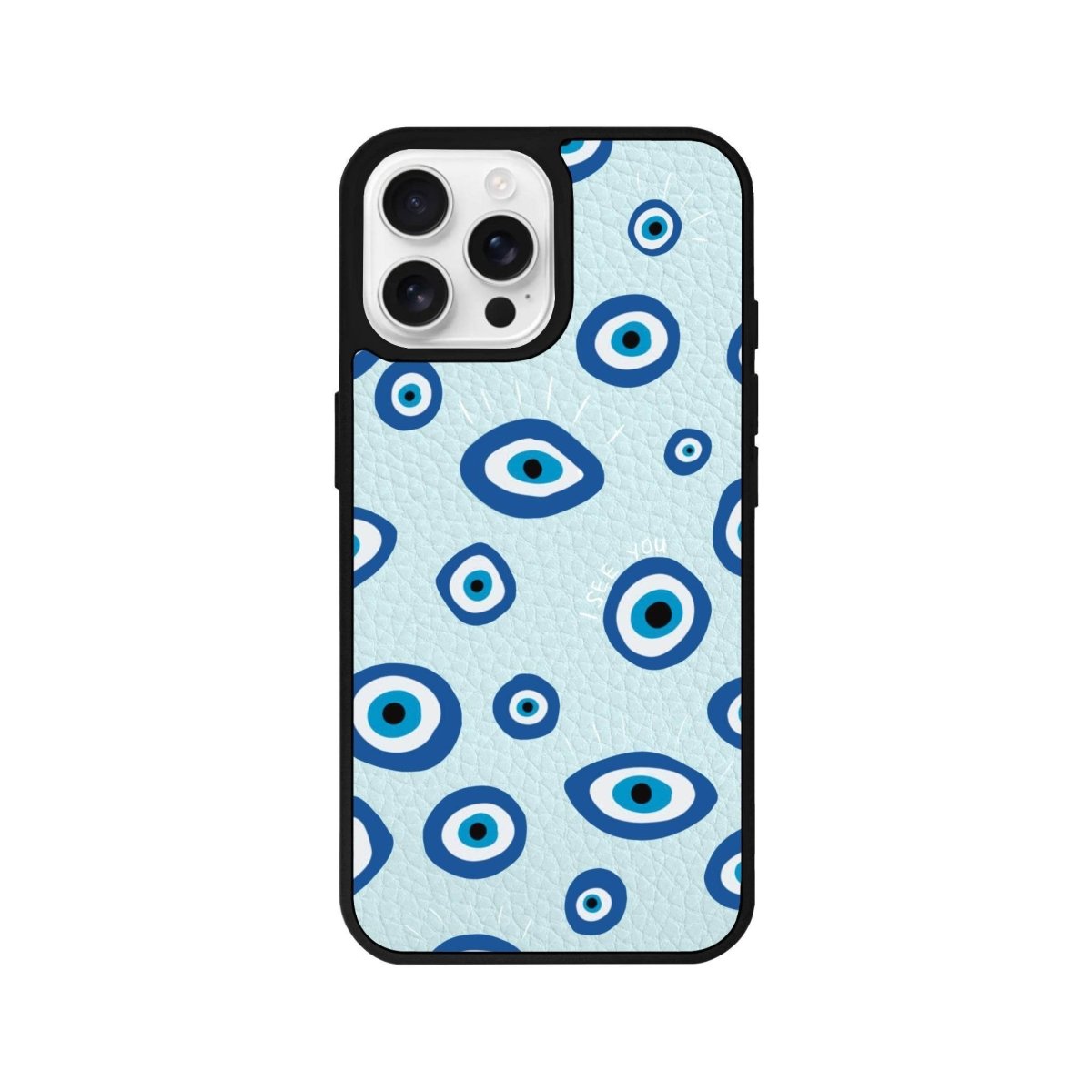 iPhone 16 Pro I See You Leather Vegan Deri Telefon Kılıfı - SUMTHINCS