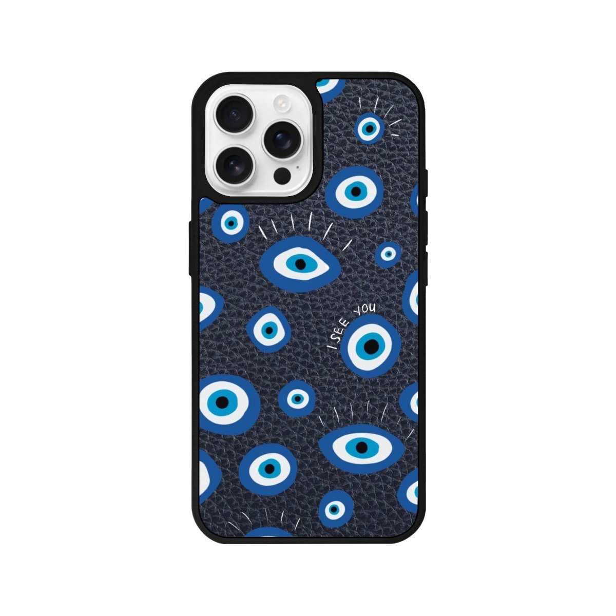 iPhone 16 Pro I See You Leather Vegan Deri Telefon Kılıfı - SUMTHINCS