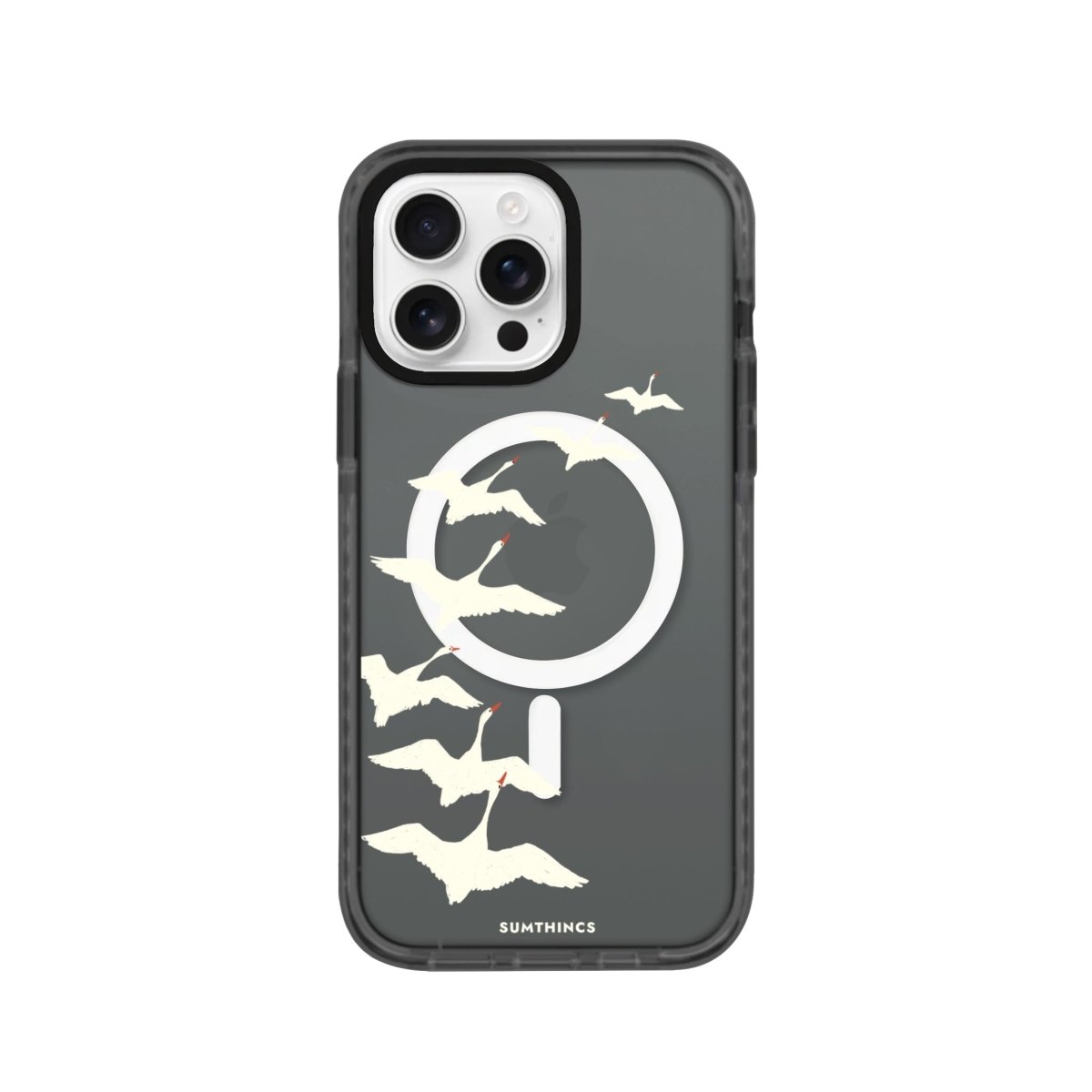 iPhone 16 Pro Journey Magsafe Procase Şeffaf Telefon Kılıfı Antrasit - SUMTHINCS