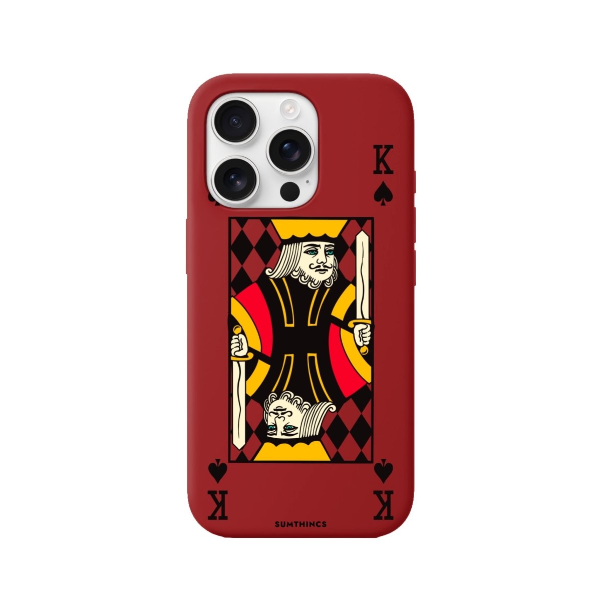 iPhone 16 Pro King Premium Telefon Kılıfı Kırmızı - SUMTHINCS