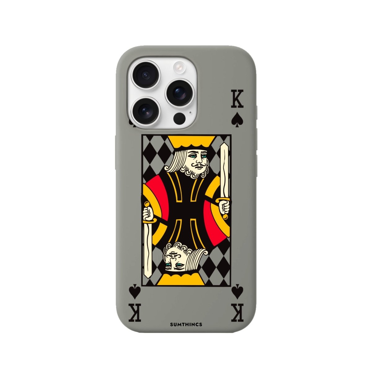 iPhone 16 Pro King Premium Telefon Kılıfı Gri - SUMTHINCS