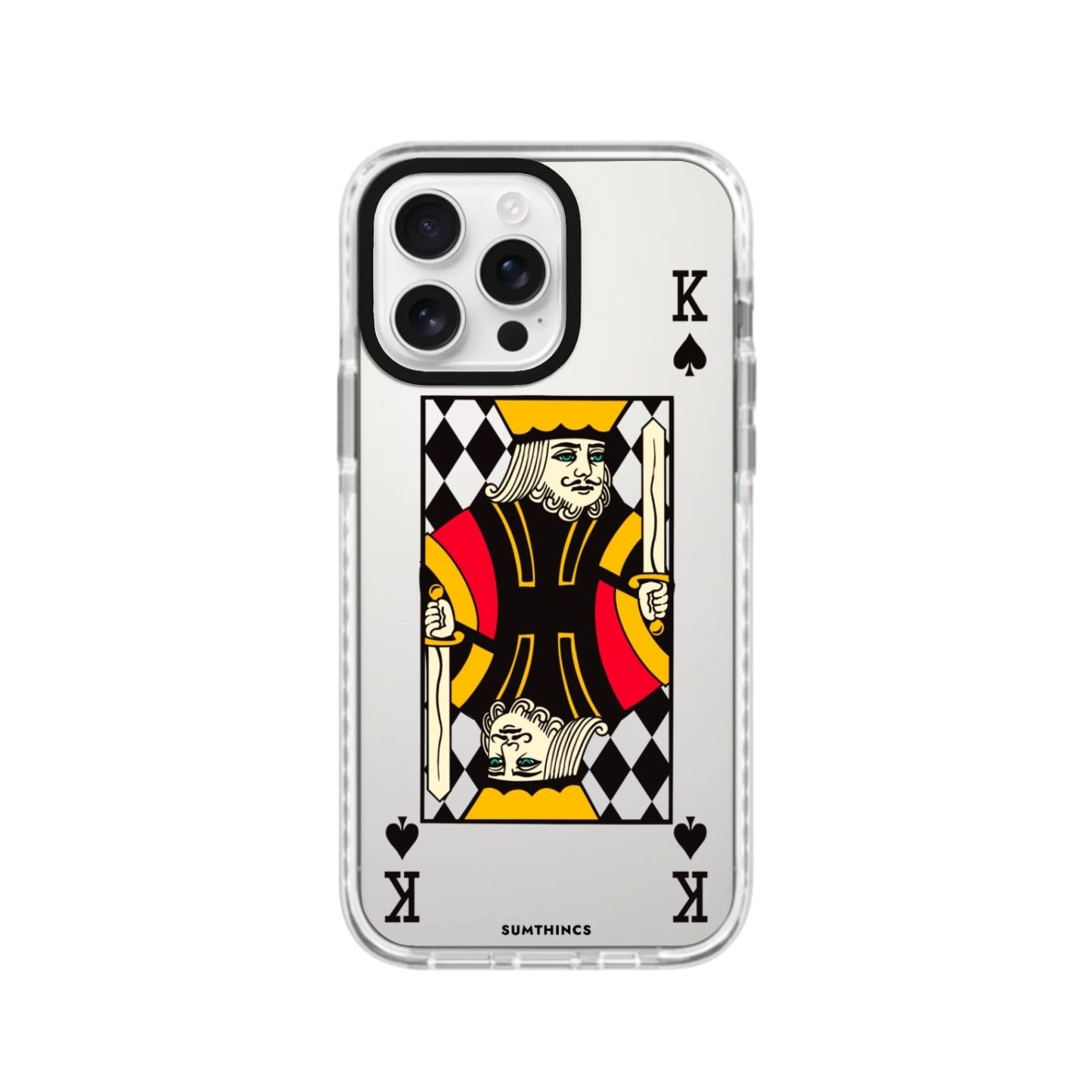 iPhone 16 Pro King Procase Şeffaf Telefon Kılıfı Beyaz Şeffaf - SUMTHINCS