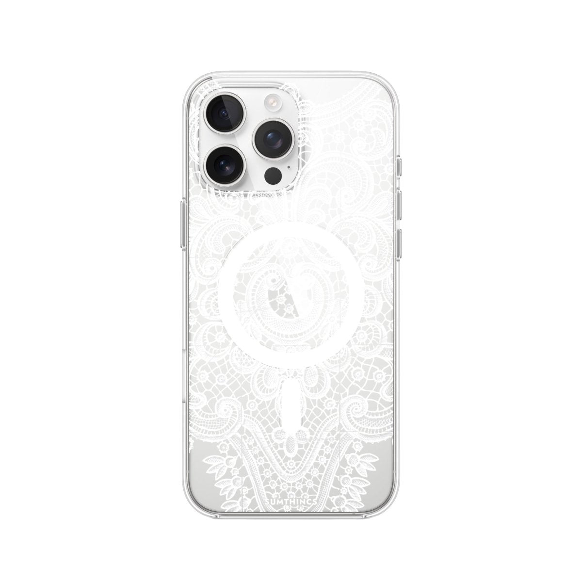 iPhone 16 Pro Lacework Clear Magsafe Telefon Kılıfı - SUMTHINCS