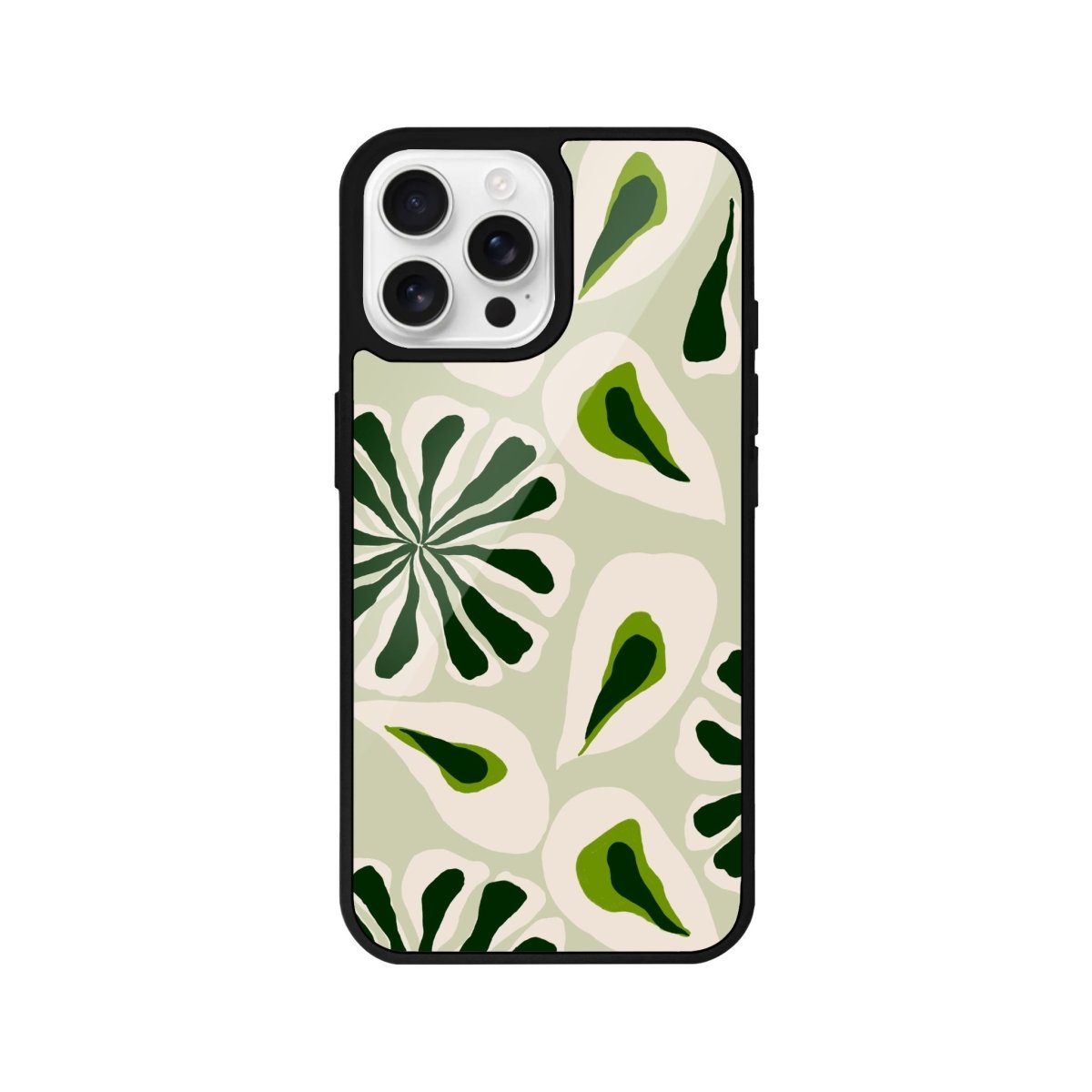 iPhone 16 Pro Leafs Glossy Cam Telefon Kılıfı - SUMTHINCS