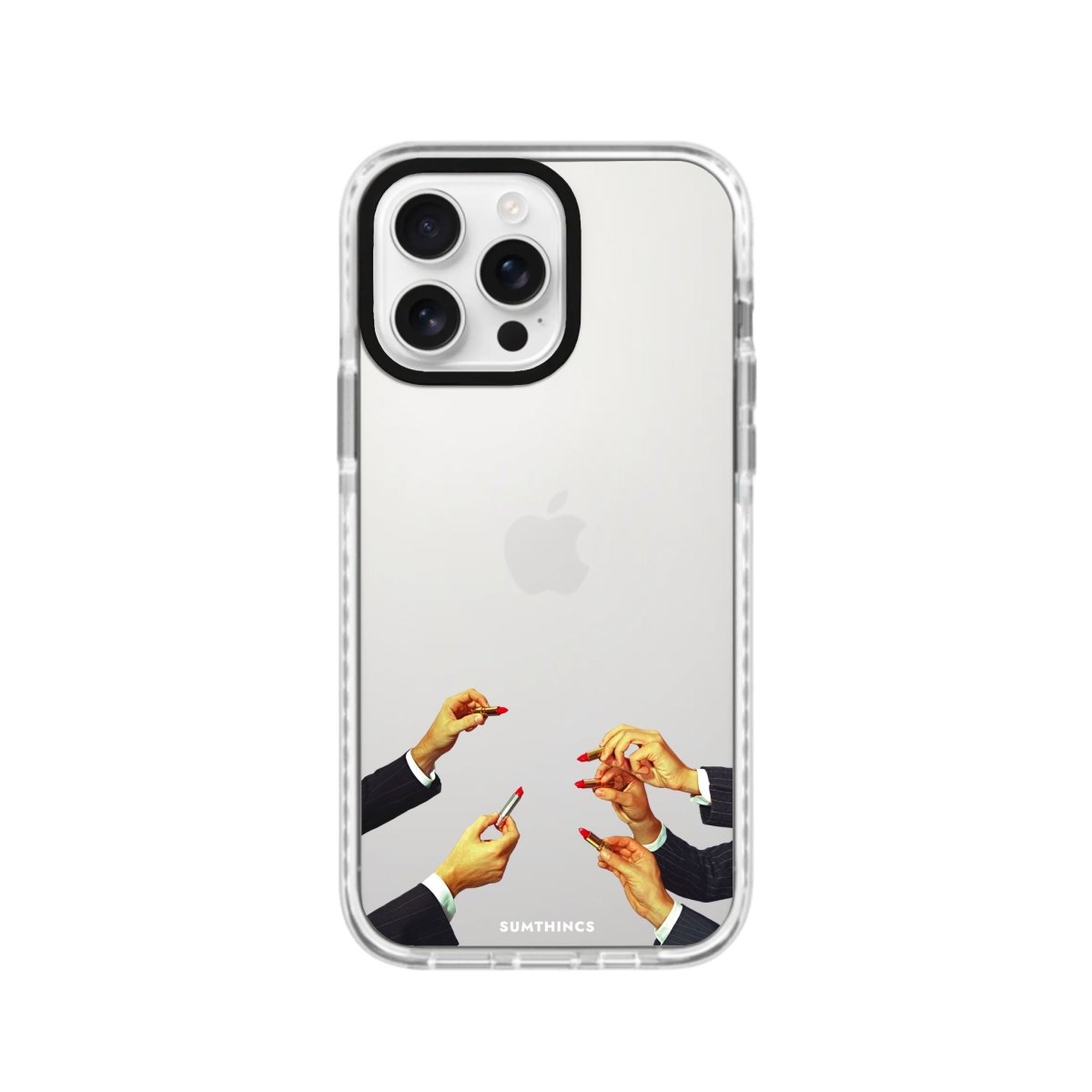 iPhone 16 Pro Lipstick Procase Şeffaf Telefon Kılıfı - SUMTHINCS