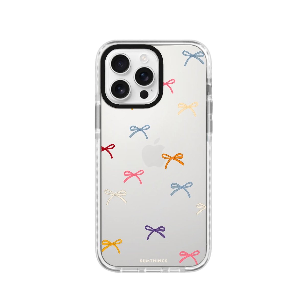 iPhone 16 Pro Little Bows Procase Şeffaf Telefon Kılıfı - SUMTHINCS