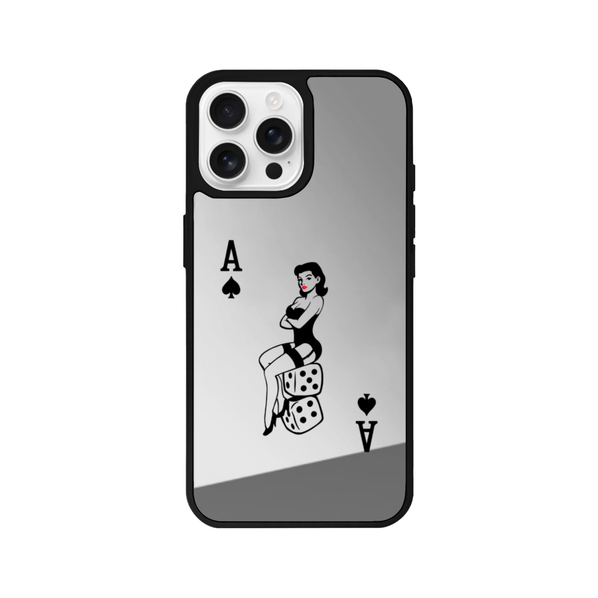 iPhone 16 Pro Max Ace Queen Mirror Aynalı Telefon Kılıfı - SUMTHINCS