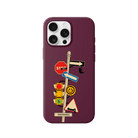 iPhone 16 Pro Max Crossroad Premium Telefon Kılıfı Bordo - SUMTHINCS