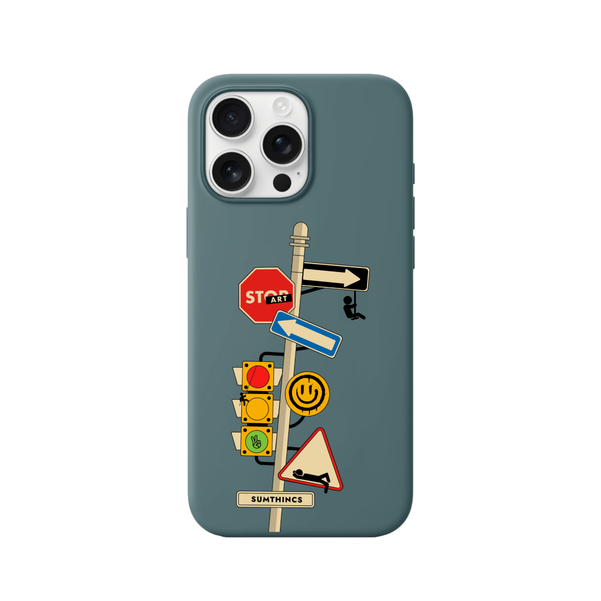 iPhone 16 Pro Max Crossroad Premium Telefon Kılıfı Kaktüs Yeşili - SUMTHINCS