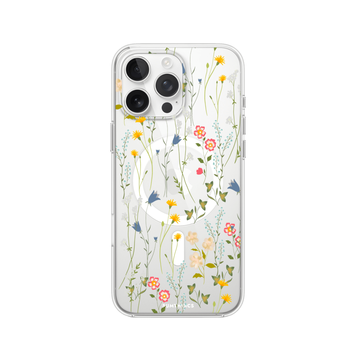 iPhone 16 Pro Max Eternal Garden Clear Magsafe Şeffaf Telefon Kılıfı - SUMTHINCS