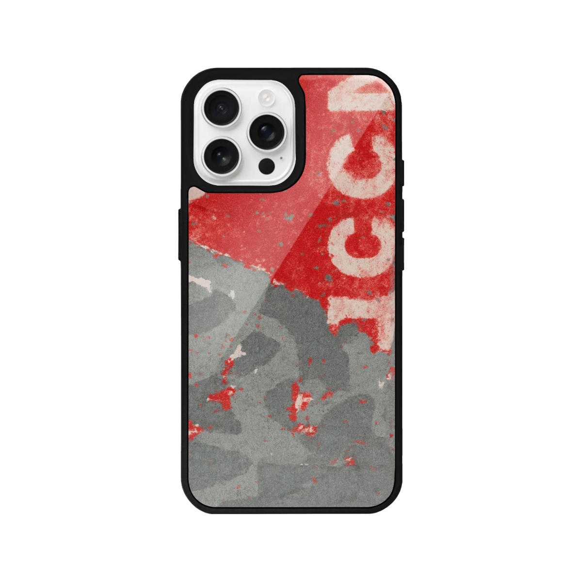 iPhone 16 Pro Max Graffiti Glossy Cam Telefon Kılıfı - SUMTHINCS