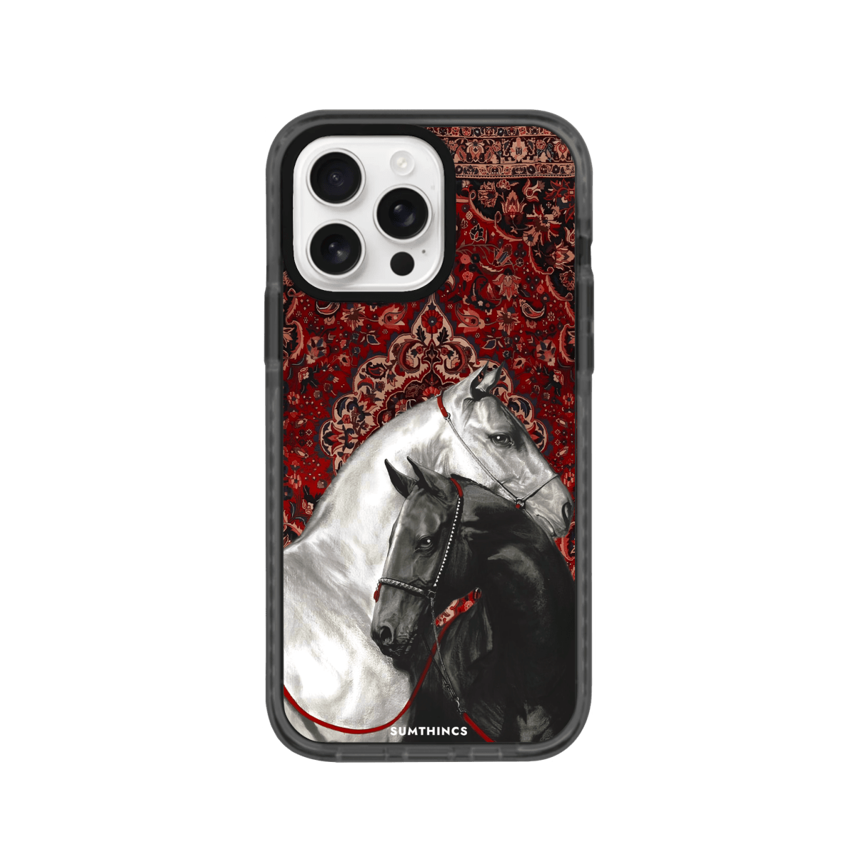 iPhone 16 Pro Max Harmony Procase Şeffaf Telefon Kılıfı Antrasit - SUMTHINCS