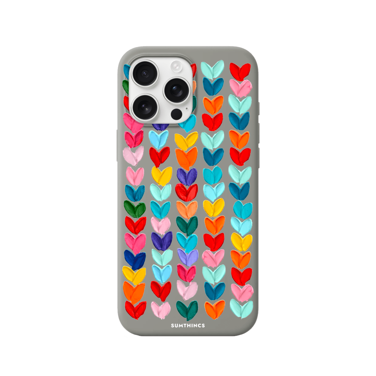 iPhone 16 Pro Max Lovestorm Premium Telefon Kılıfı Gri - SUMTHINCS