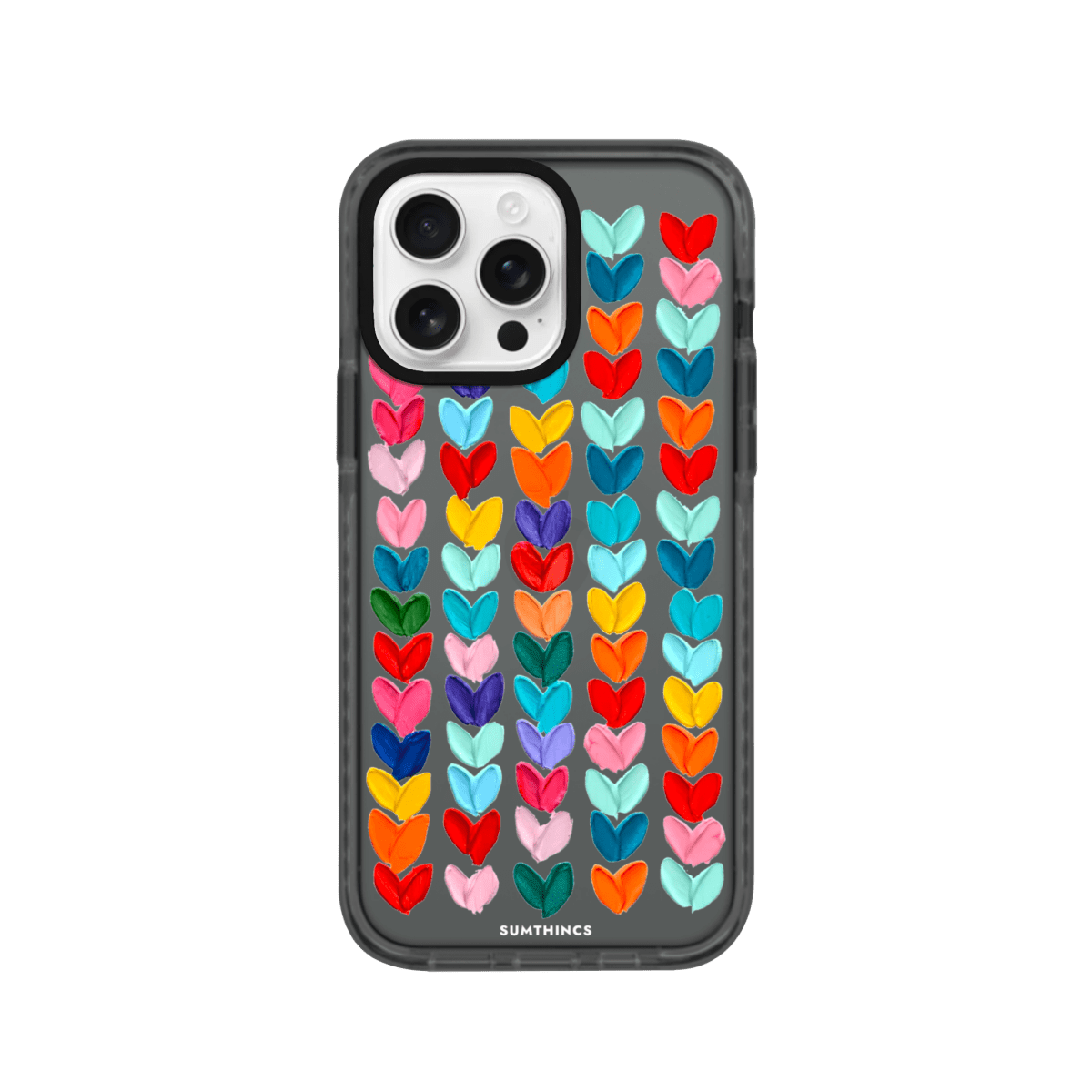 iPhone 16 Pro Max Lovestorm Procase Şeffaf Telefon Kılıfı Antrasit - SUMTHINCS