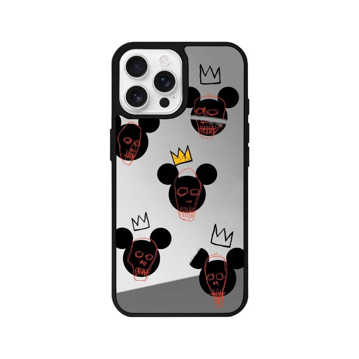 iPhone 16 Pro Max Mickeys Midnight Mirror Aynalı Telefon Kılıfı Gümüş - SUMTHINCS