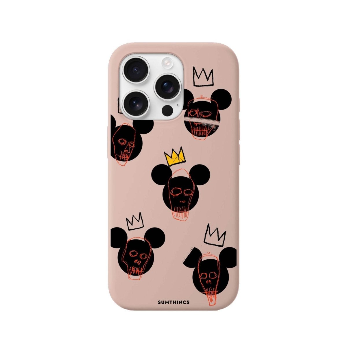 iPhone 16 Pro Max Mickeys Midnight Premium Telefon Kılıfı Bej - SUMTHINCS