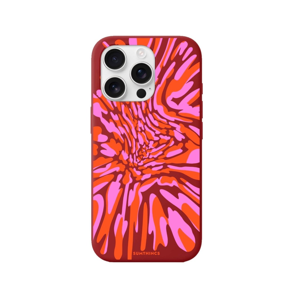 iPhone 16 Pro Max Neon Dreams Premium Telefon Kılıfı Kırmızı - SUMTHINCS