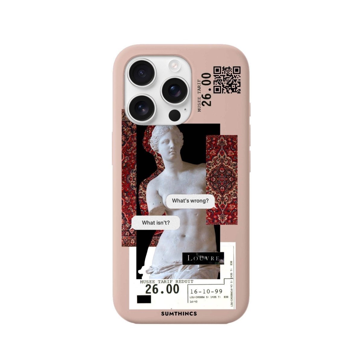 iPhone 16 Pro Max PixelVenus Premium Telefon Kılıfı Bej - SUMTHINCS