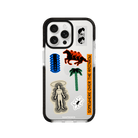 iPhone 16 Pro Max Somewhere Procase Şeffaf Telefon Kılıfı Siyah Şeffaf - SUMTHINCS