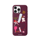 iPhone 16 Pro Max Sweet Chaos Premium Telefon Kılıfı Bordo - SUMTHINCS