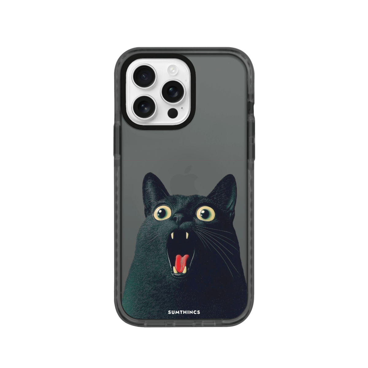 iPhone 16 Pro Meoww Procase Telefon Kılıfı Antrasit - SUMTHINCS