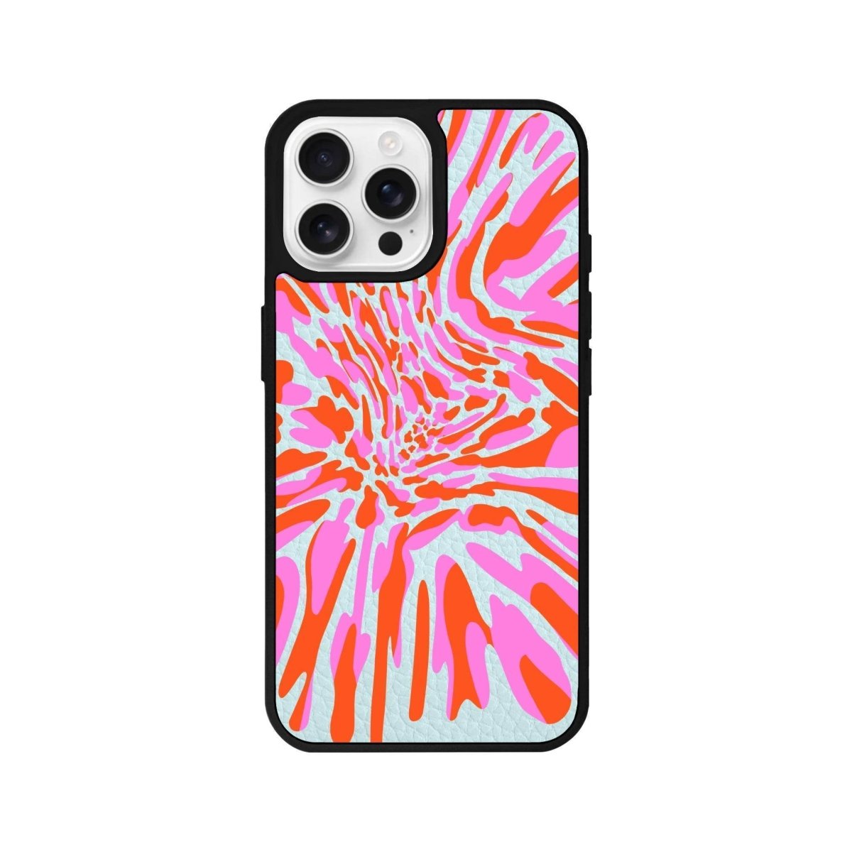iPhone 16 Pro Neon Dreams Leather Vegan Deri Telefon Kılıfı - SUMTHINCS