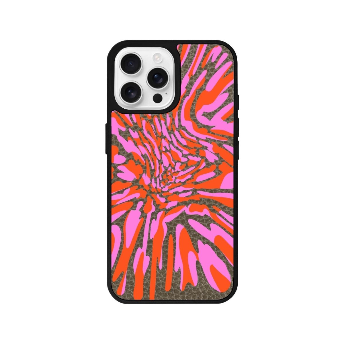 iPhone 16 Pro Neon Dreams Leather Vegan Deri Telefon Kılıfı - SUMTHINCS