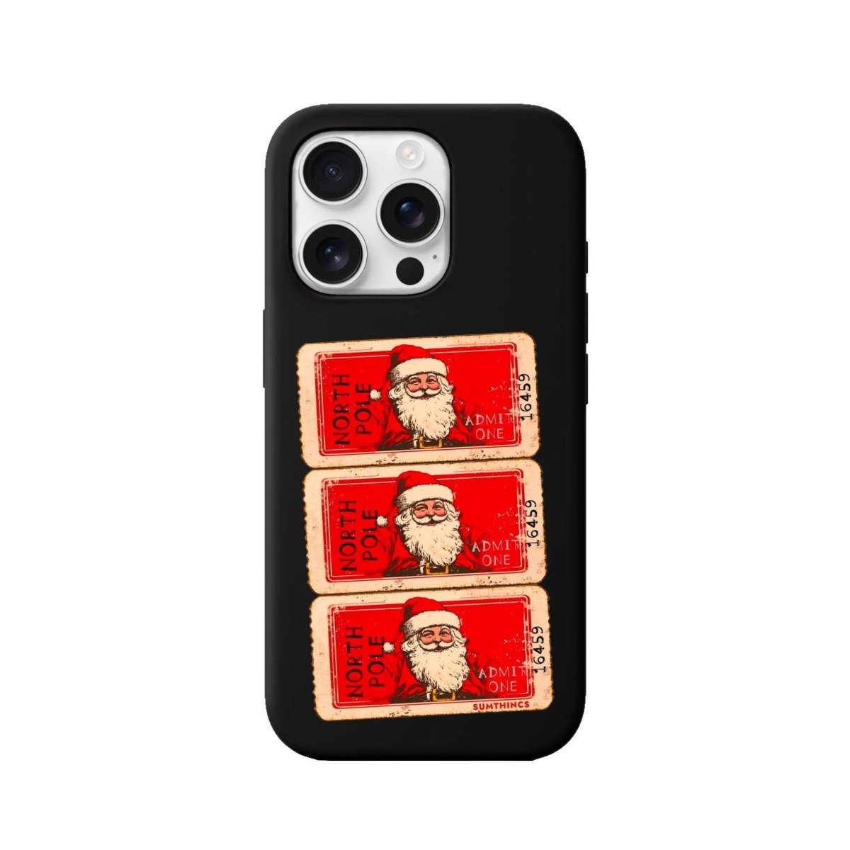 iPhone 16 Pro Northpole Ticket Premium Telefon Kılıfı Siyah - SUMTHINCS