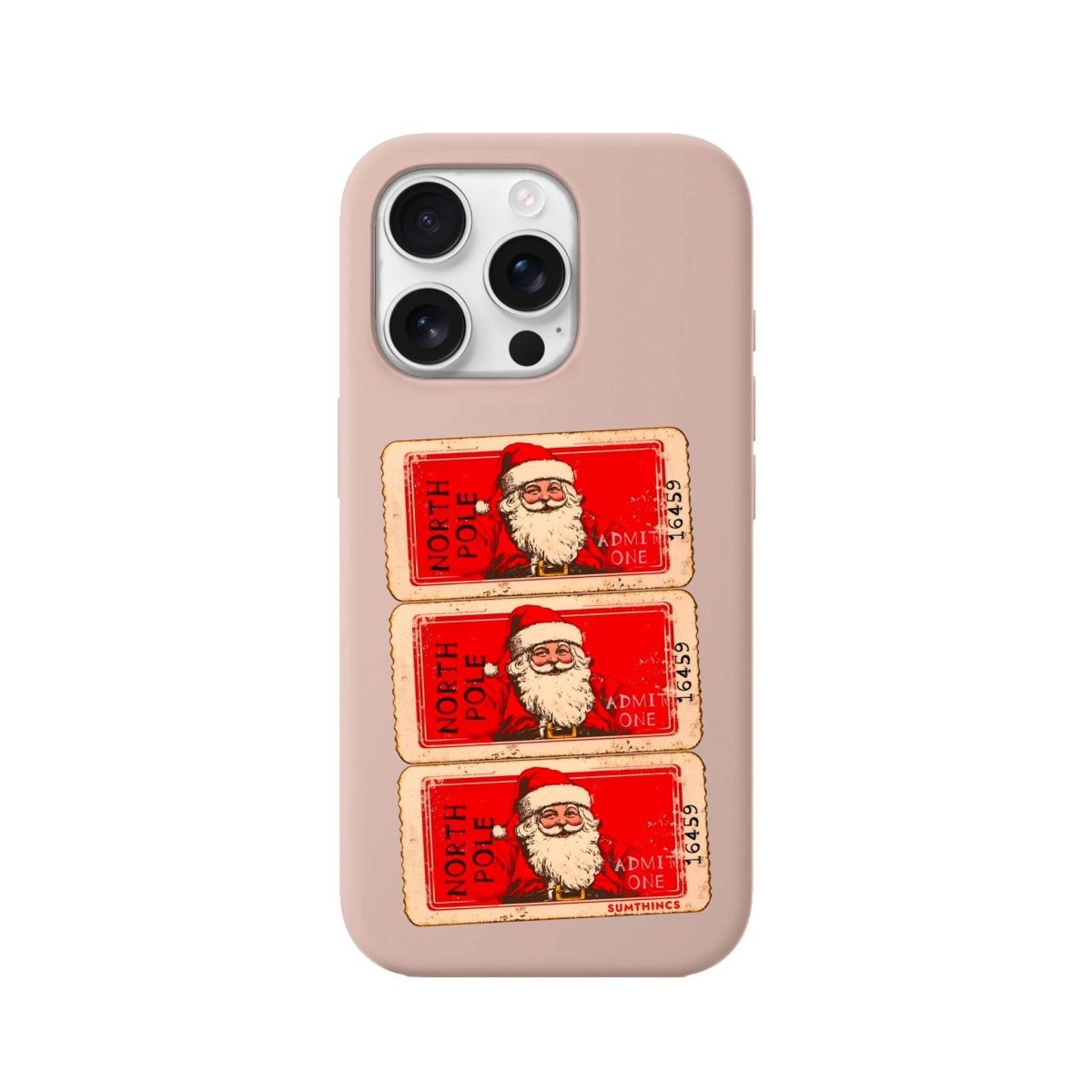 iPhone 16 Pro Northpole Ticket Premium Telefon Kılıfı Bej - SUMTHINCS