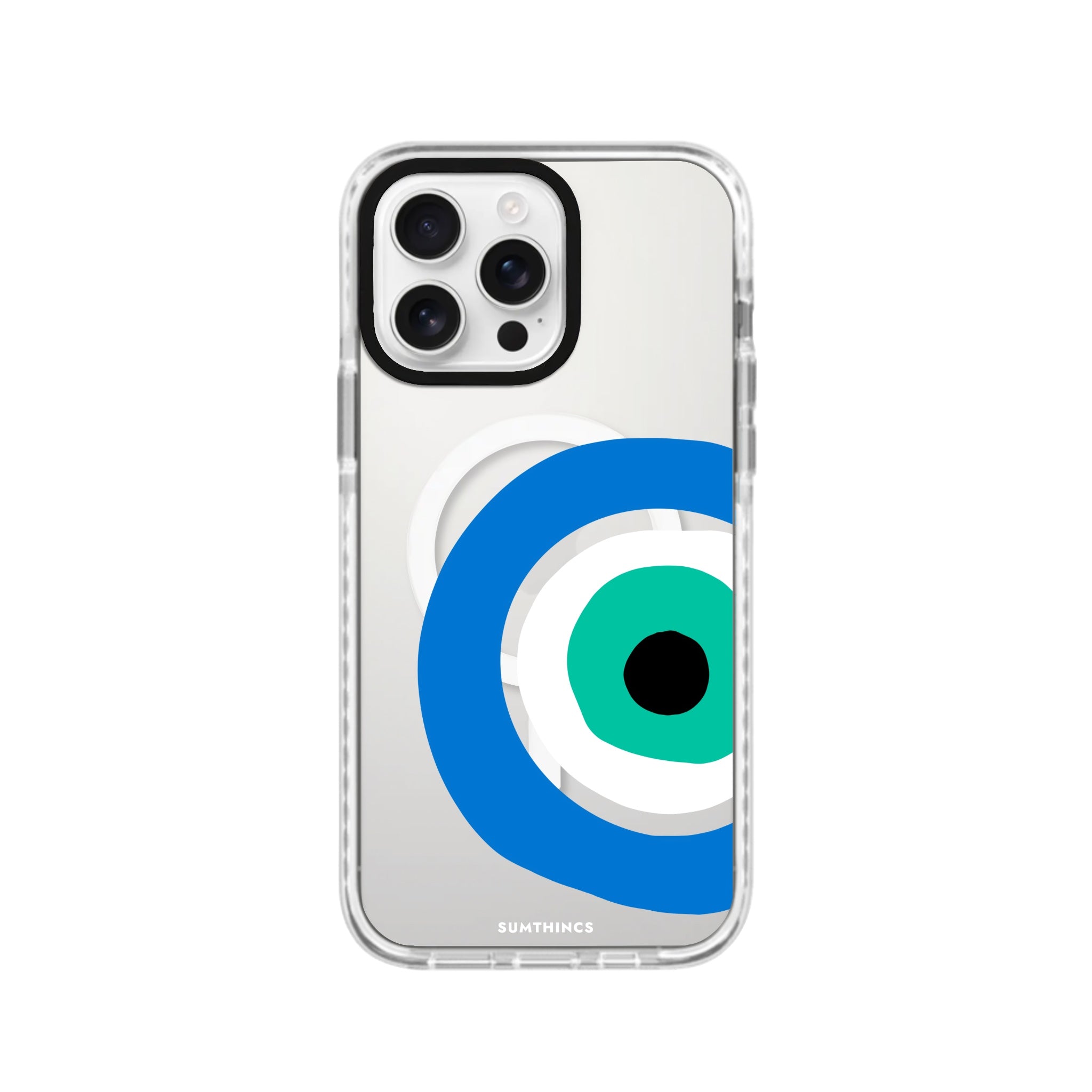 iPhone 16 Pro Ocean Eye Magsafe Procase Şeffaf Telefon Kılıfı - SUMTHINCS